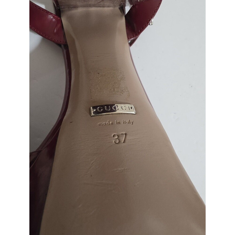 Gucci Horsebit Platform Heels Size 37 Eb1225wxzde - Picture 4 of 5